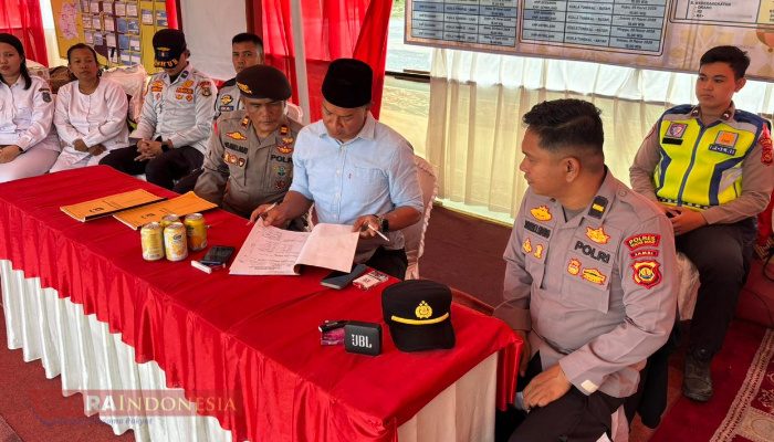 Hari Kedua Lebaran, Wakapolres Tanjab Barat Tinjau Kesiapan Personel di Pos Pelayanan dan Pos Terpadu