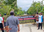 Tagih Janji Perbaikan Jalan, Warga Sambongrejo Blora Blokade Akses dan Tanam Pohon Pisang