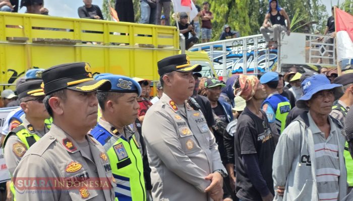 Kawal Aksi Petani Tebu, Polres Blora Kedepankan Pendekatan Humanis