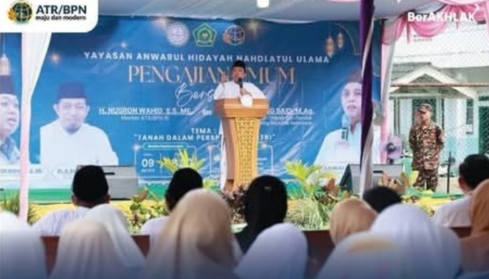 Hadiri Pengajian di Pandeglang, Menteri ATR/BPN Nusron Wahid Tegaskan Pemimpin Harus Permudah Urusan Rakyat