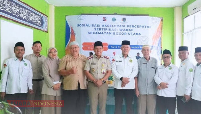 Akselerasi Sertifikasi Tanah Wakaf, Kantah Kota Bogor Jalin Sinergi dengan KUA Bogor Utara
