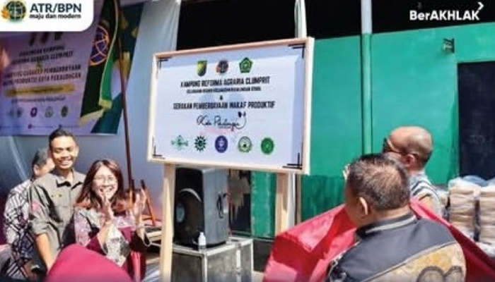 Staf Ahli ATR/BPN Resmikan Kampung Reforma Agraria Clumprit di Pekalongan, Dorong Kesejahteraan Masyarakat