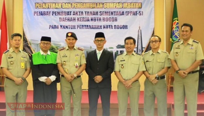 Tingkatkan Kualitas Layanan Pertanahan, Kantah Kota Bogor Lantik PPAT Sementara 5 IMG 20260616 202625