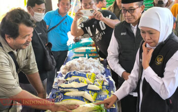 Bersama Gubernur Khofifah, Bupati Kholilurrahman Buka Pasar Murah dan Bazar UMKM di Pamekasan