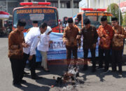 Pelantikan Pengurus Baru PWRI Blora Diwarnai Aksi Nyata Peduli Kekeringan