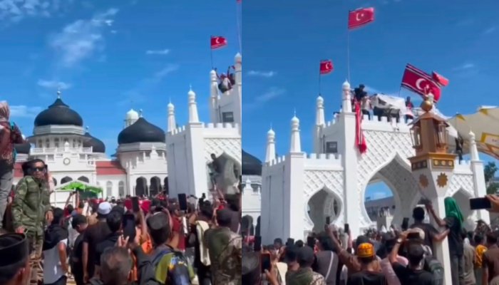 Peringatan 21 Tahun Damai Aceh Diwarnai Kericuhan di Masjid Raya Baiturrahman