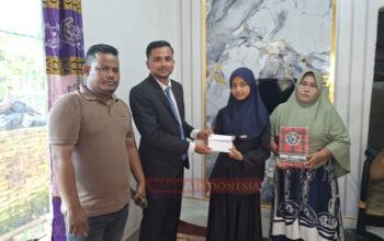 Ayah Ditahan di Thailand, Haji Uma Bantu Wujudkan Impian Lala Lanjut Sekolah di MAN 1 Idi