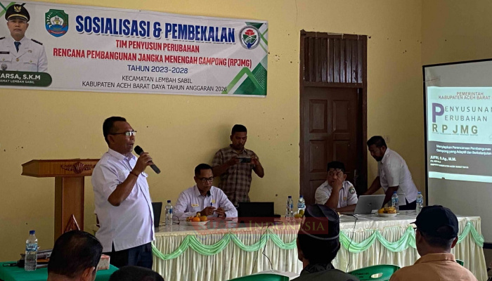 Jufri Ingatkan Pemerintah Gampong Abdya, Perubahan RPJMG Harus Sesuai Aturan dan Kebutuhan Warga