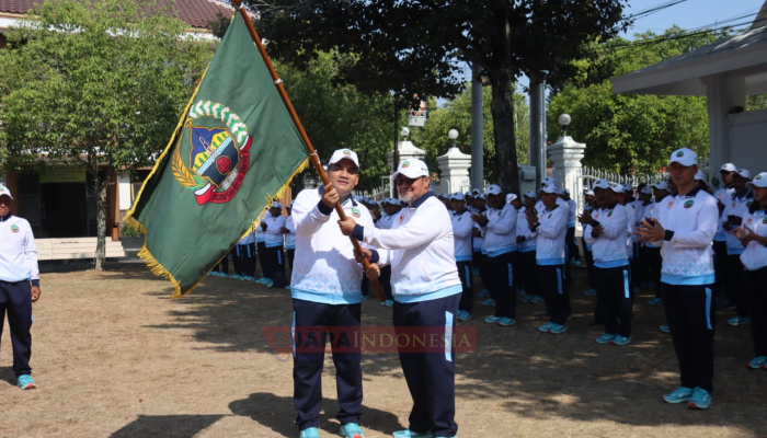 Lepas 351 Personel Kontingen Porprov Jateng 2026, Bupati Blora Targetkan Pertahankan Peringkat Keenam