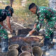 TMMD ke-130 Pamekasan Libatkan Warga Desa Jarin dalam Pembangunan Infrastruktur Secara Manual